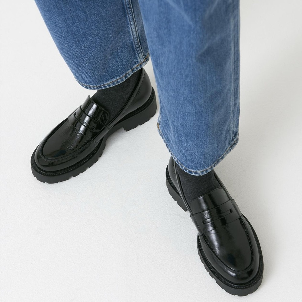 Vagabond Kenova Patent Leather Chunky Loafer - Picture 8 of 9